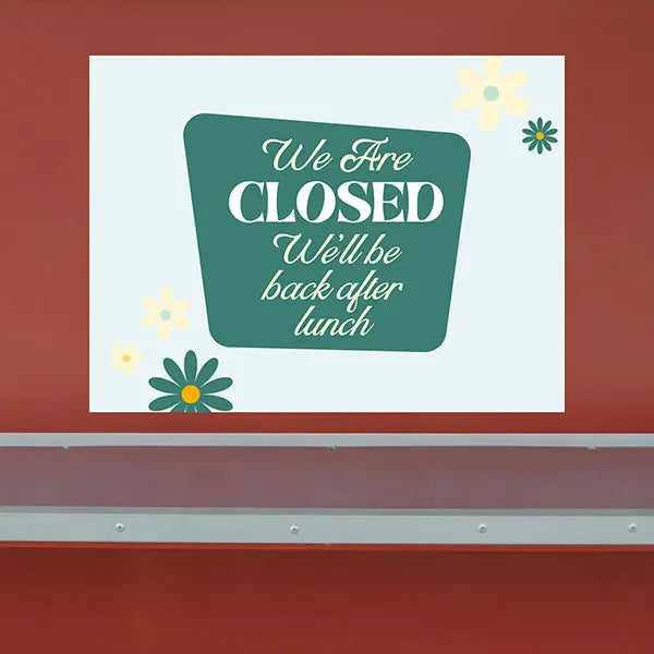 Food Truck - We're Closed YardSigns.com