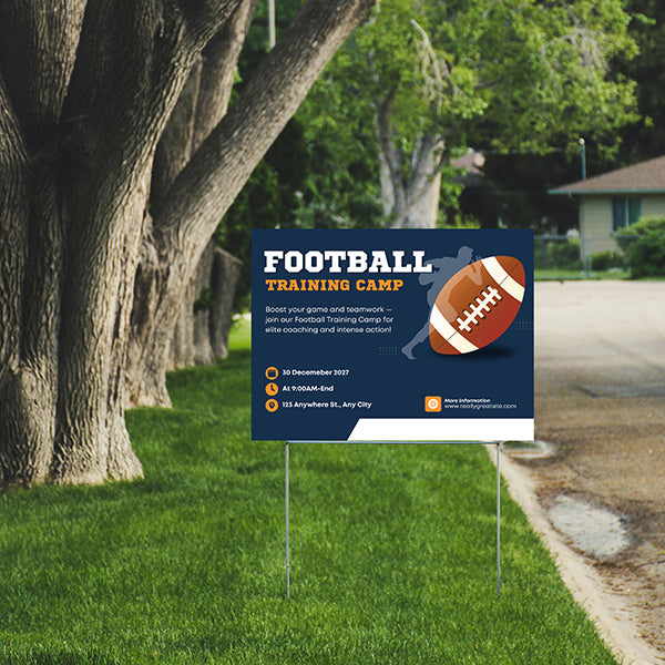 Football - Training Camp - YardSigns.com