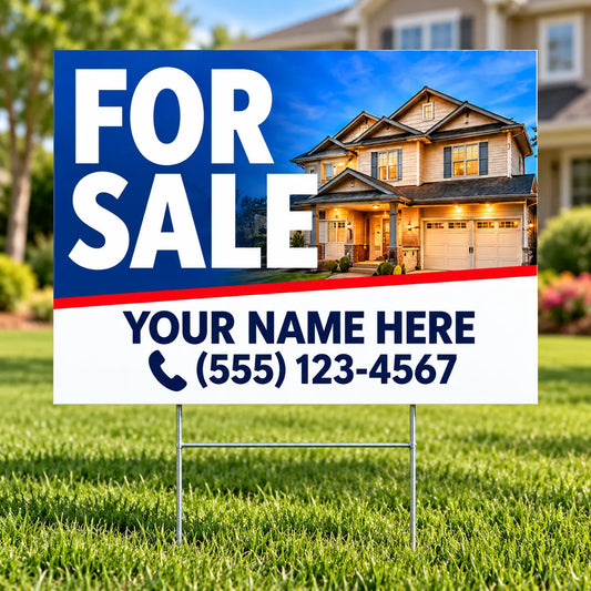 Home For Sale - Photo Home YardSigns.com