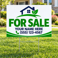 Home For Sale - Green Eco YardSigns.com