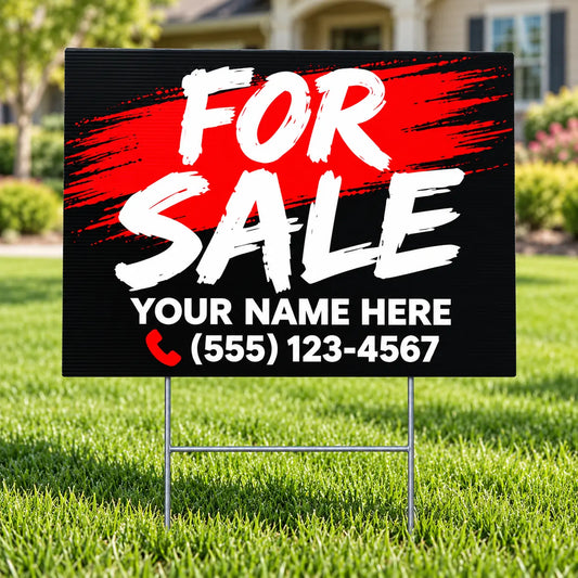 Home For Sale - Black Brush