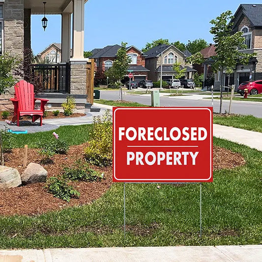 Real Estate - Foreclosed Property YardSigns.com