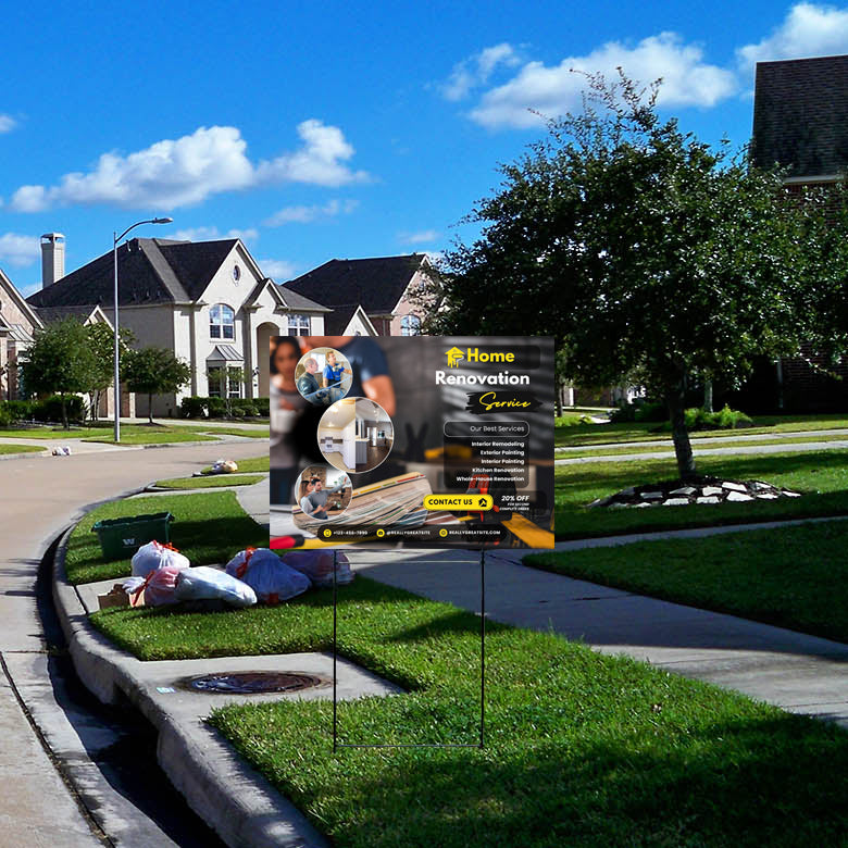 General Contractor Signs - New Construction