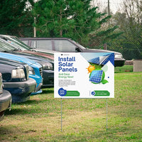 General Contractor Signs - Solar Energy Efficiency & Green Building YardSigns.com