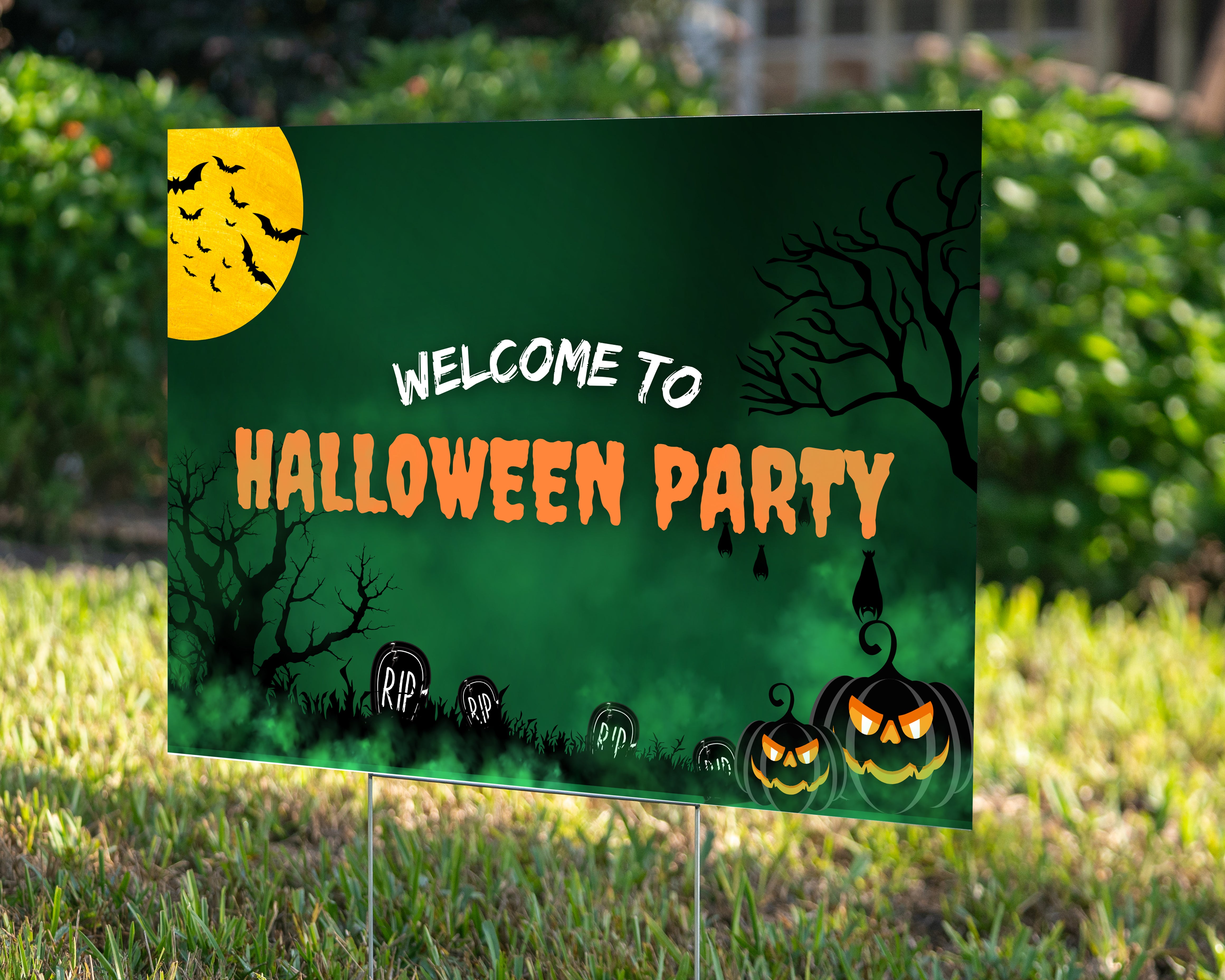 Halloween Party - YardSign