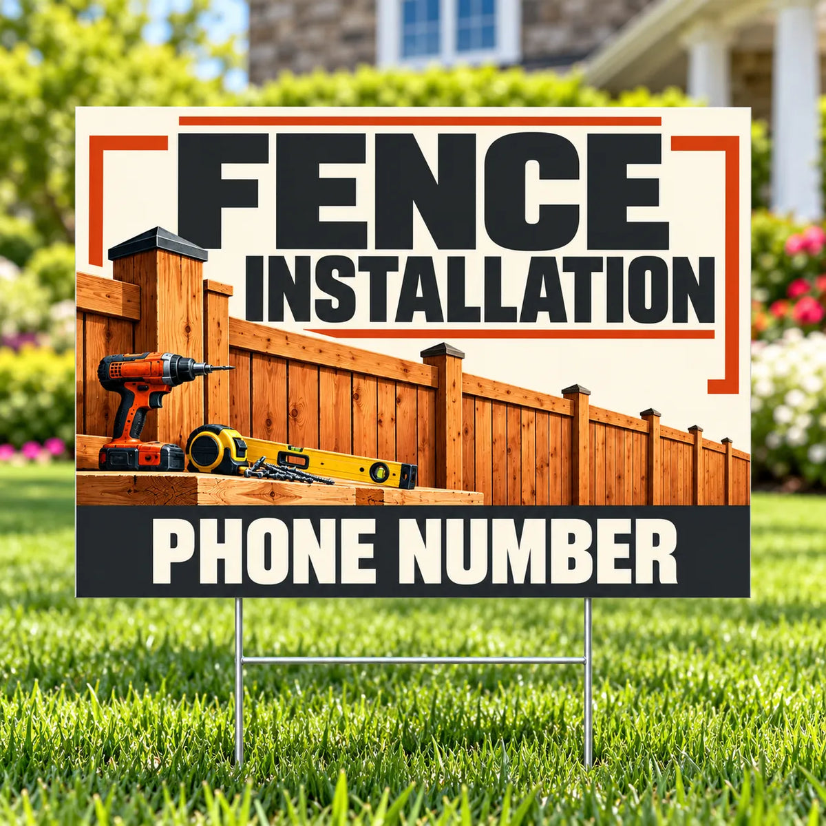 Handyman Services - Fence Installation - Rust YardSigns.com