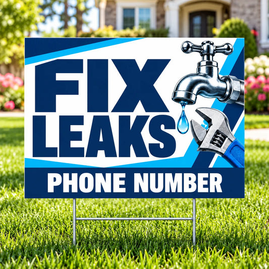 Handyman Services - Fix Leaks - Navy YardSigns.com