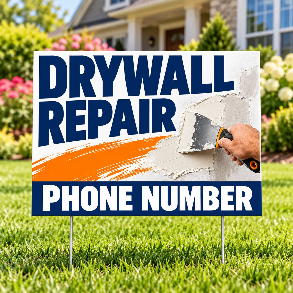 Handyman Services - Drywall Repair - Orange YardSigns.com