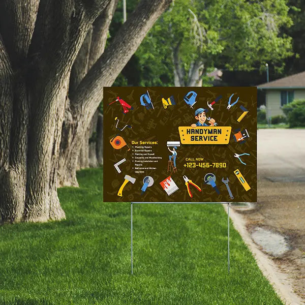Handyman Signs - Home and Repair Maintenance YardSigns.com