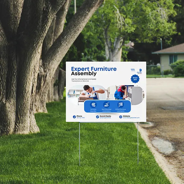 Handyman Signs - Furniture Assembly and Installation YardSigns.com