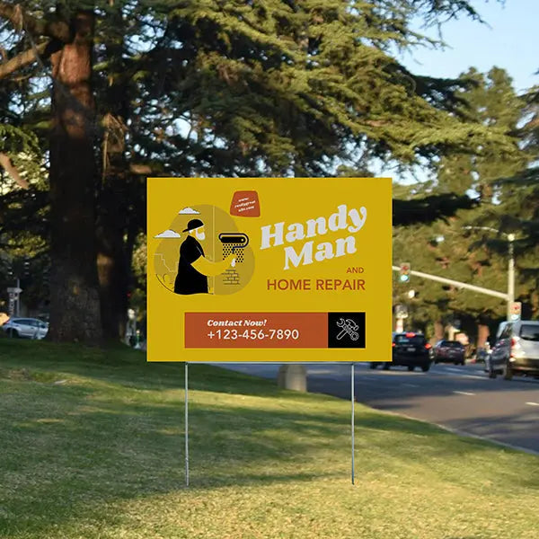 Handyman Signs - Immediate Home Repair YardSigns.com