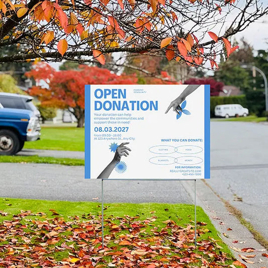 Help Wanted - Open Donation YardSigns.com