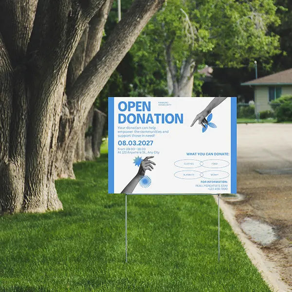 Help Wanted - Open Donation YardSigns.com