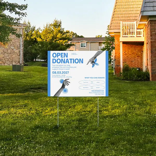 Help Wanted - Open Donation YardSigns.com