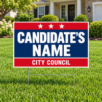 City Council - Heritage Stars Election - Yard Signs.com YardSigns.com