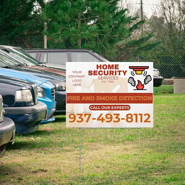 Home Security - Fire & Smoke Detection YardSigns.com