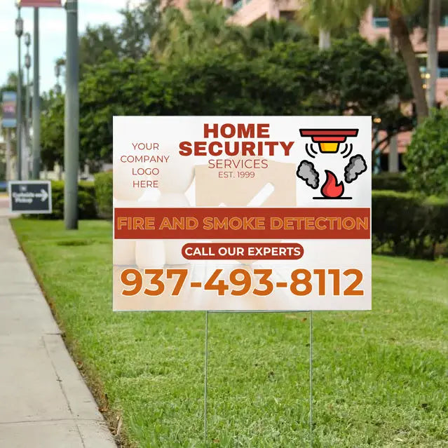 Home Security - Fire & Smoke Detection YardSigns.com