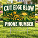 Landscaper - Cut Edge Blow - Green YardSigns.com