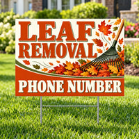 Landscaper - Cut Edge Blow - Autumn YardSigns.com