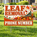 Landscaper - Cut Edge Blow - Autumn YardSigns.com