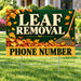 Landscaper - Leaf Removal - Forest YardSigns.com