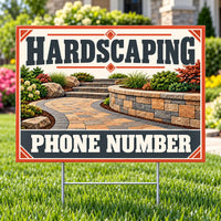 Landscaper - Hardscaping - Stone YardSigns.com