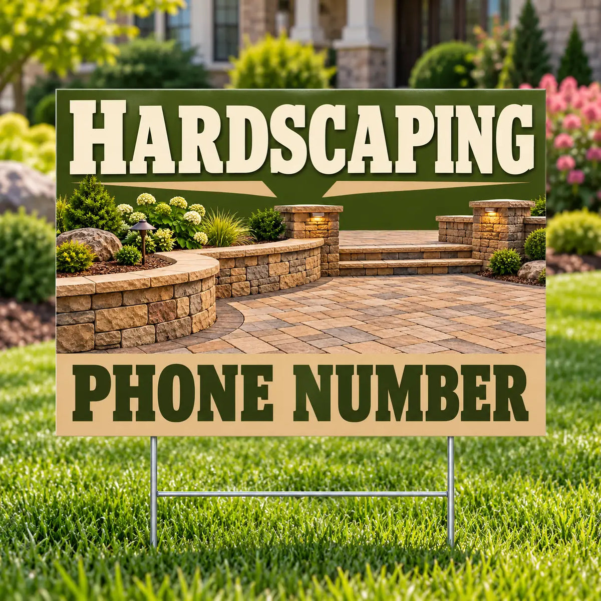 Landscaper - Hardscaping - Olive YardSigns.com