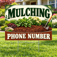 Landscaper - Mulching - Rust YardSigns.com
