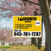 Locksmith Services - Residential Lockouts, Automobile Lockouts, Key Duplication - Plain White Mustard Gold Design YardSigns.com