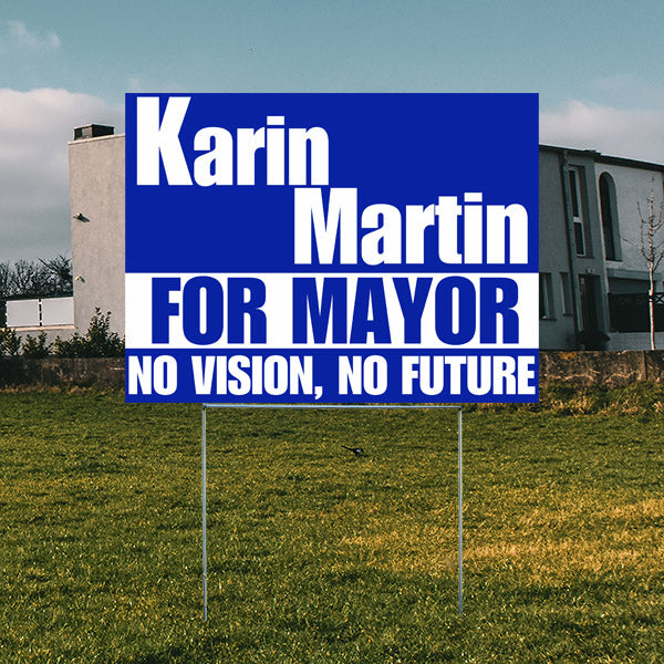 Mayor - Blue and White