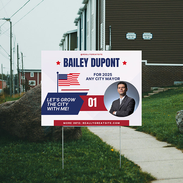 Mayor - Grow The City - YardSigns.com