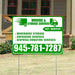 Moving & Storage Services - Warehouse Storage, Unpacking Services, Disposal/Donation Services - Get Quotes - Plain Green White Design YardSigns.com