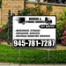Moving & Storage Services - Warehouse Storage, Unpacking Services, Disposal/Donation Services - Get Quotes - Plain Black White Design YardSigns.com