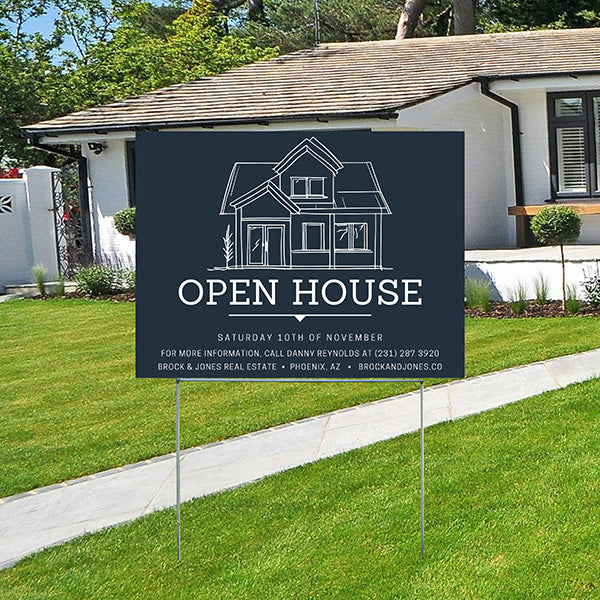 Real Estate - Open House - Blue Elegant