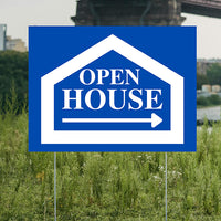 Real Estate - Open House - Simple Blue House Design