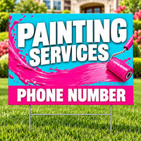 Painters Sign - Painting Services - Magenta YardSigns.com