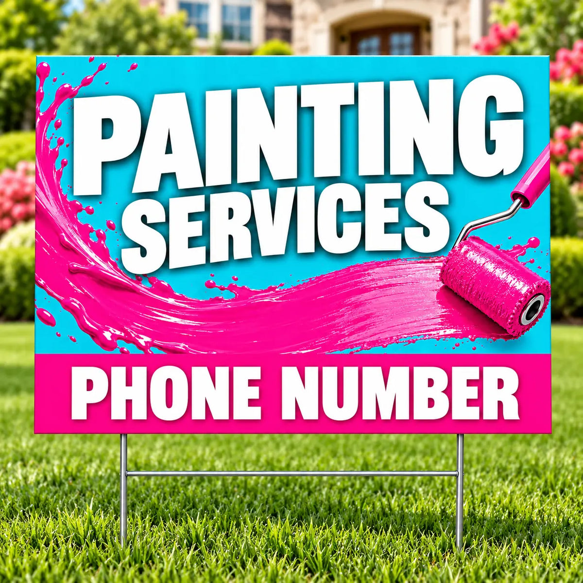 Painters Sign - Painting Services - Magenta YardSigns.com