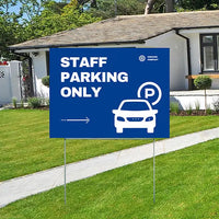 Parking - Staff Parking Only YardSigns.com