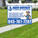 Plumbing Services - Faucet, Sink, Toilet, Bath tub and Shower Installation Repair - Logo - Plain Blue White Design - YardSigns.com