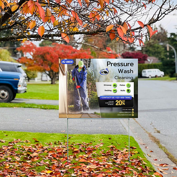 Pressure Washing - Driveway & Sidewalk Cleaning - YardSigns.com