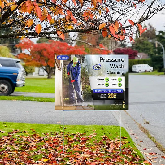 Pressure Washing - Driveway & Sidewalk Cleaning YardSigns.com
