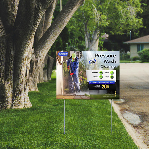 Pressure Washing - Driveway & Sidewalk Cleaning - YardSigns.com