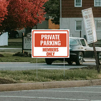Parking - Private Parking YardSigns.com
