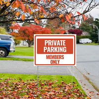 Parking - Private Parking YardSigns.com
