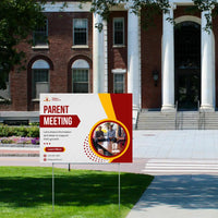 School Signs - Parents Meeting - Share Information YardSigns.com
