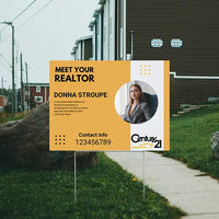Real Estate - Century 21 - Meet Your Realtor YardSigns.com
