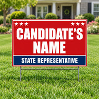 State - Red Star Political Campaign - Yardsigns.com YardSigns.com