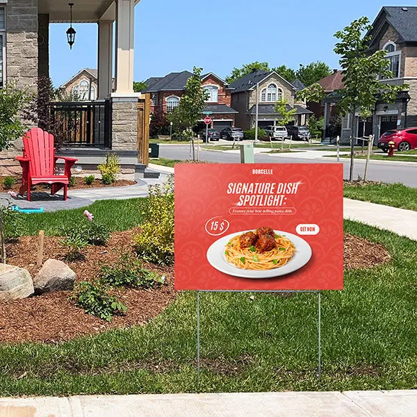 Restaurant Signs - Highlight Your Special or Signature Dish YardSigns.com