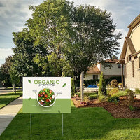 Restaurant Signs - Promote Local or Organic Ingredients YardSigns.com