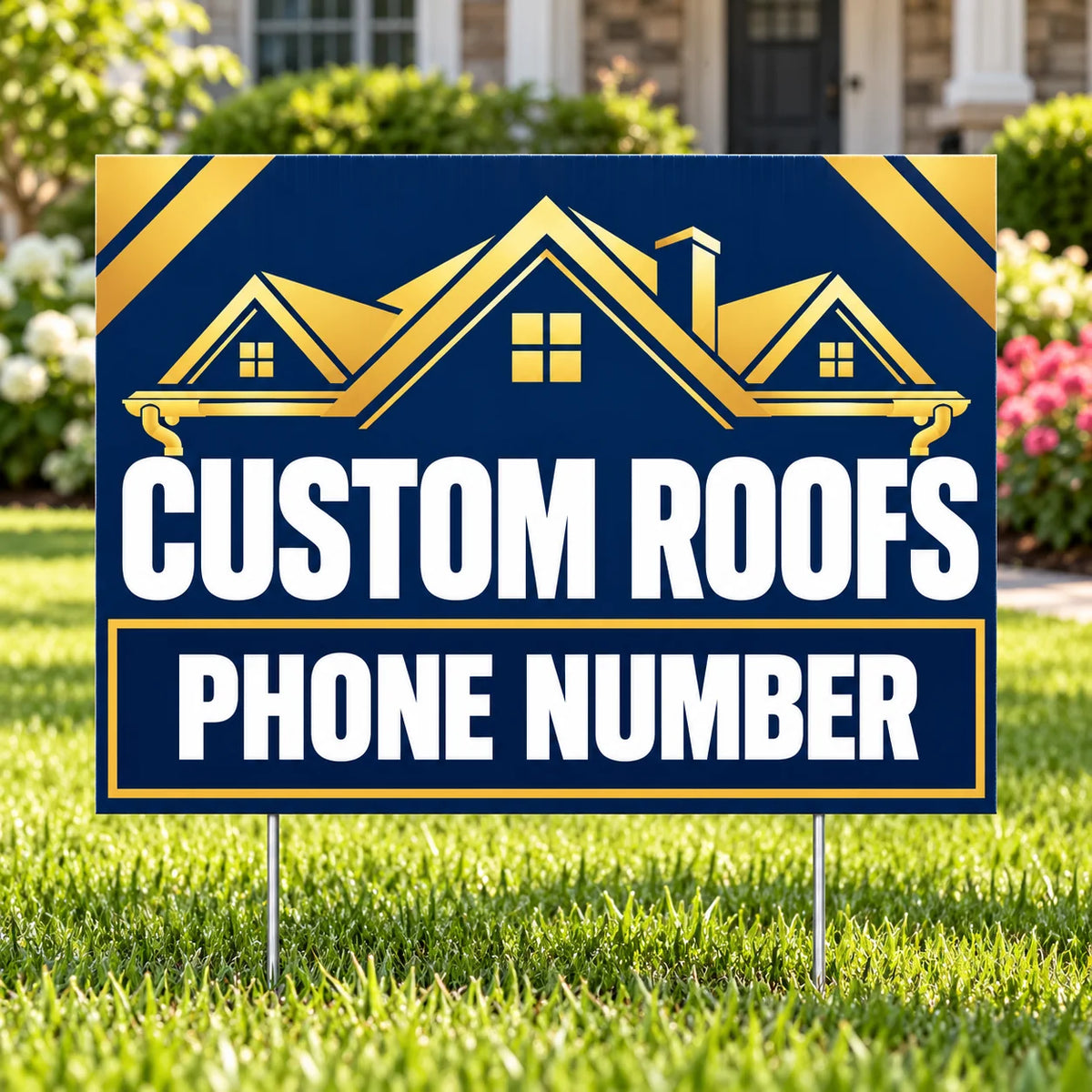 Roofers Signs - Custom Roofs - Navy YardSigns.com